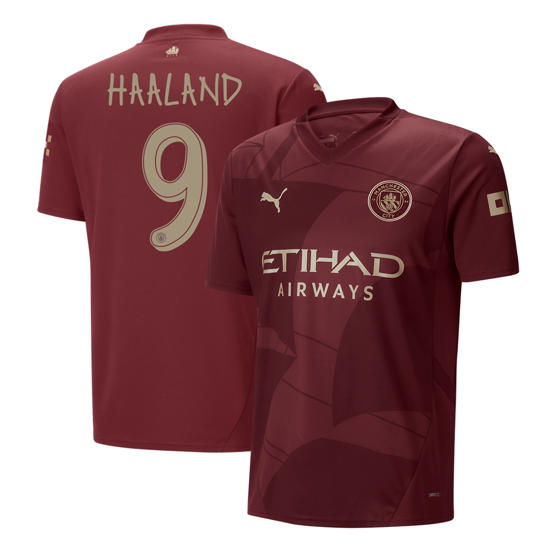 Maillot extérieur Manchester City HAALAND #9 3e édition 2024/25 - Édition UCL