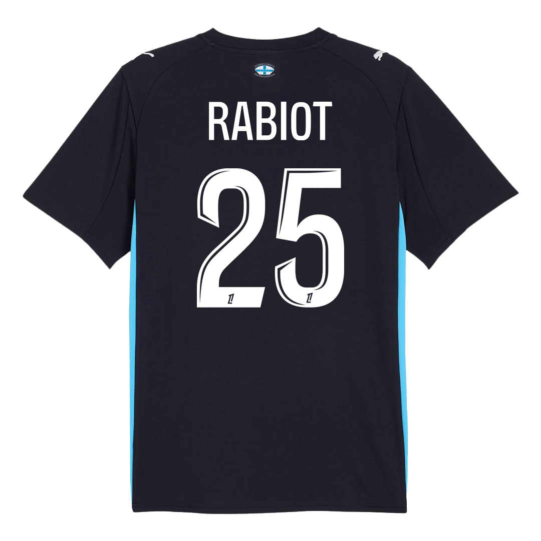 RABIOT #25 Marseille Away Soccer Jersey 25/26 Navy