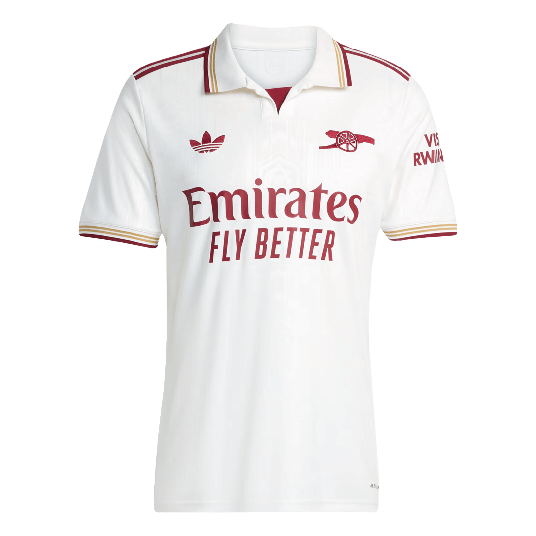 HAVERTZ #29 Arsenal Third Away Soccer Jersey 2025/26  White