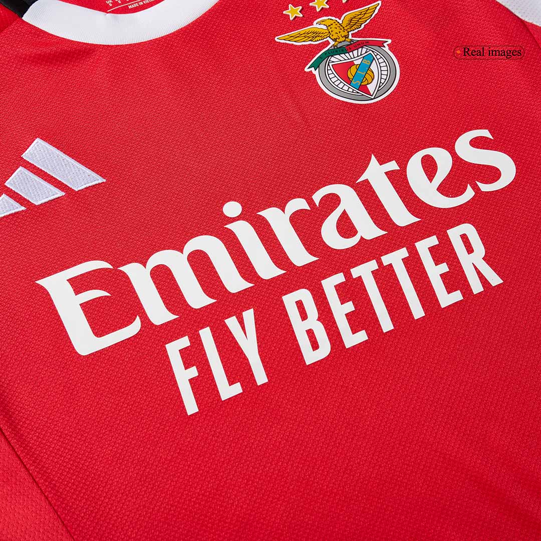 Benfica Home Soccer Jersey 2025/26 Red