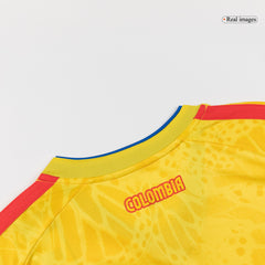 Colombia Home Soccer Jersey Kit(Jersey+Shorts) World Cup 2026 Yellow