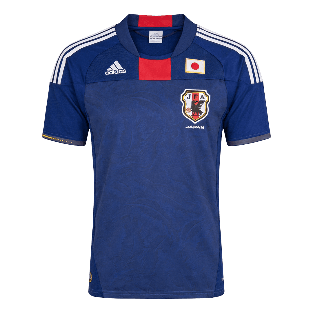 Men Retro Fan Version Japan Home Soccer Jersey World Cup 2010 Blue