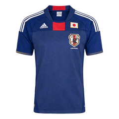 Men Retro Fan Version Japan Home Soccer Jersey World Cup 2010 Blue
