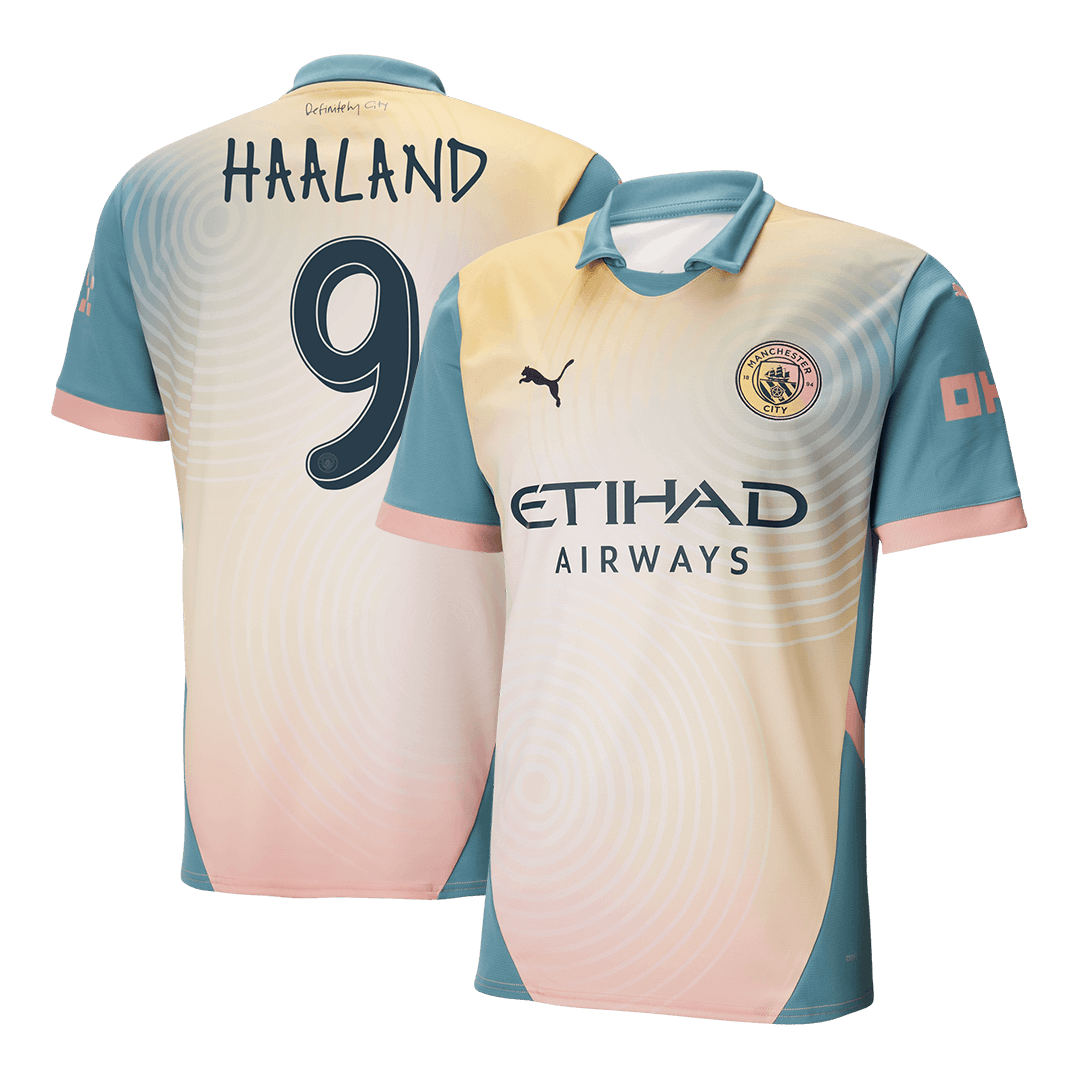 Manchester City HAALAND #9 Fourth Away Soccer Jersey 2024/25 - Definitely City