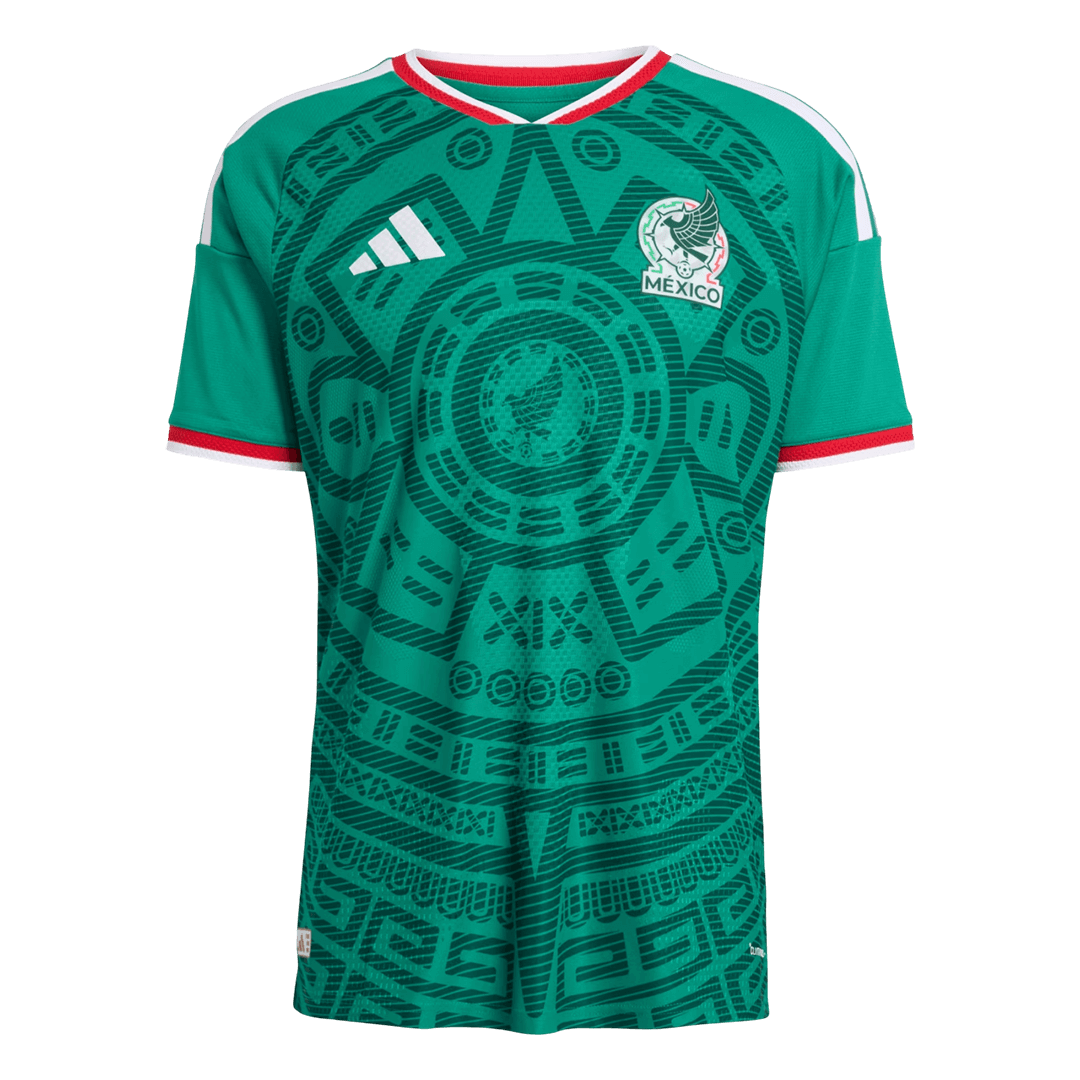 Player Version Mexico Home Soccer Jersey World Cup 2026 Green