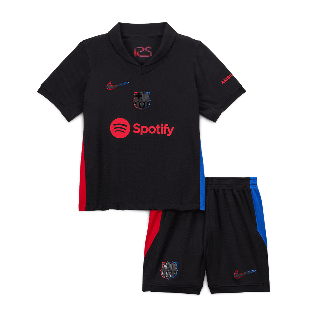 Barcelona Away Soccer Jersey Kit  Kids(Jersey+Shorts)