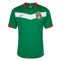 Men Retro Fan Version Mexico Home Soccer Jersey World Cup 2006 Green