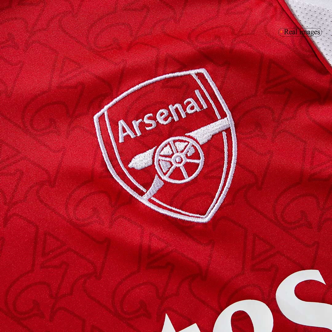 Arsenal Home Long Sleeve Soccer Jersey 2025/26 Red