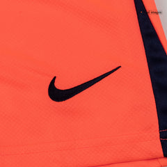 Kid's Barcelona Third Away Soccer Jersey Kit(Jersey+Shorts+Socks) 25/26 Orange