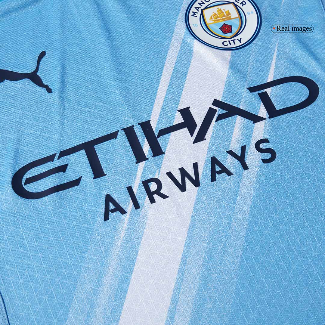 Authentic Manchester City Home Soccer Jersey 2025/26 Blue