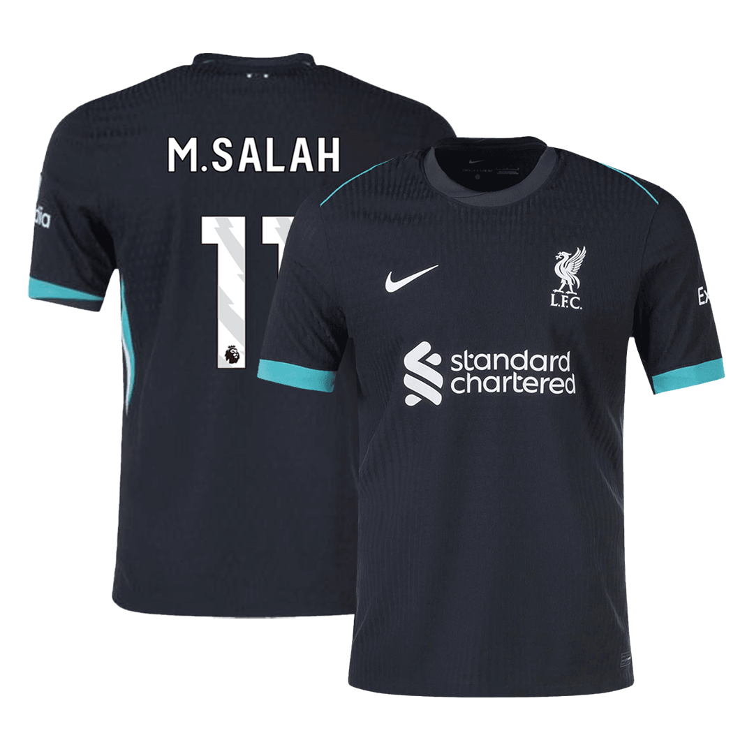 Liverpool M.SALAH #11 Away Soccer Jersey Authentic 2024/25