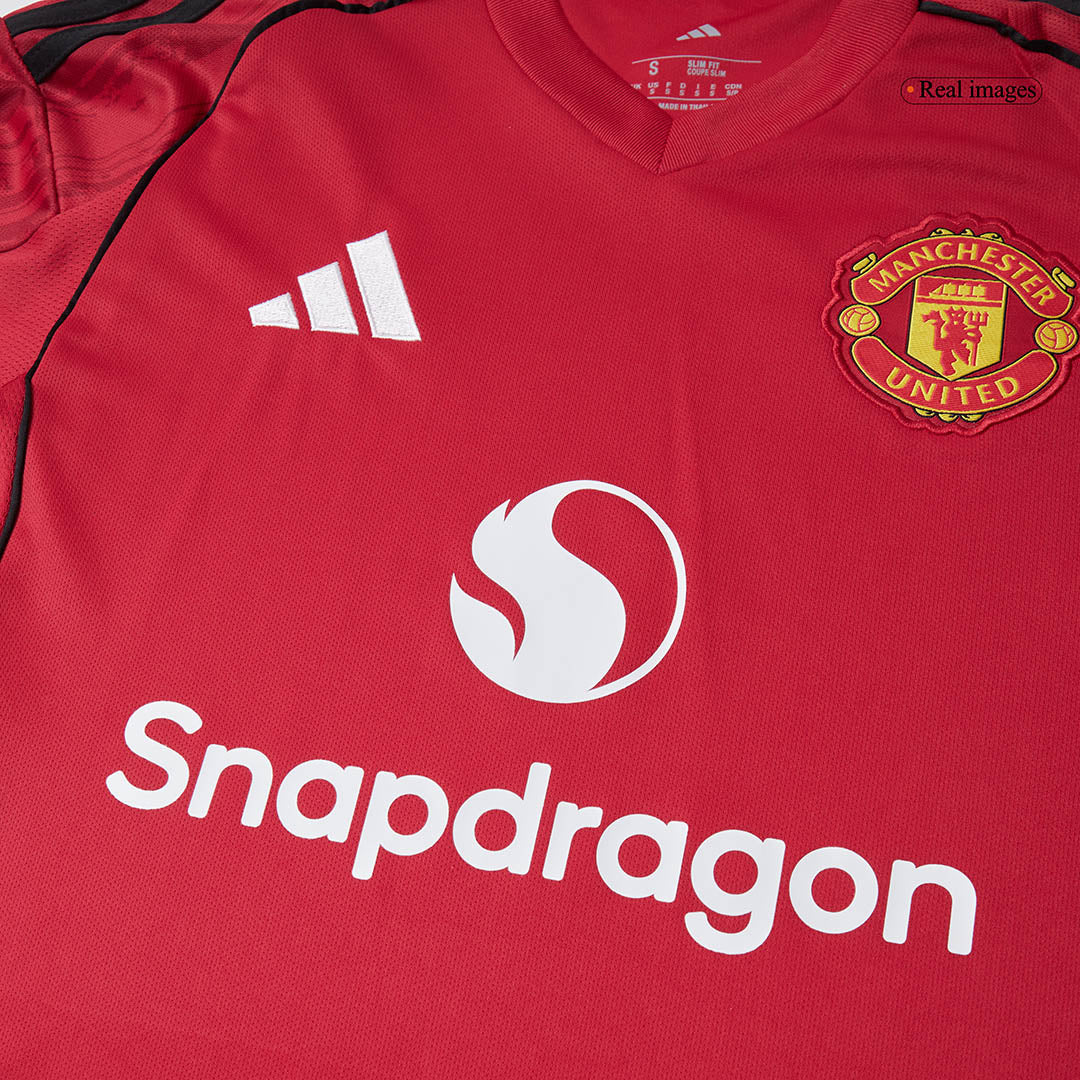 Manchester United Home Soccer Jersey 2025/26 Red