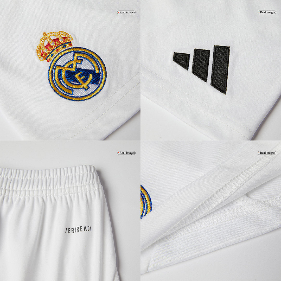 Maillot domicile Real Madrid 2024/25 pour enfant (maillot, short, chaussettes)
