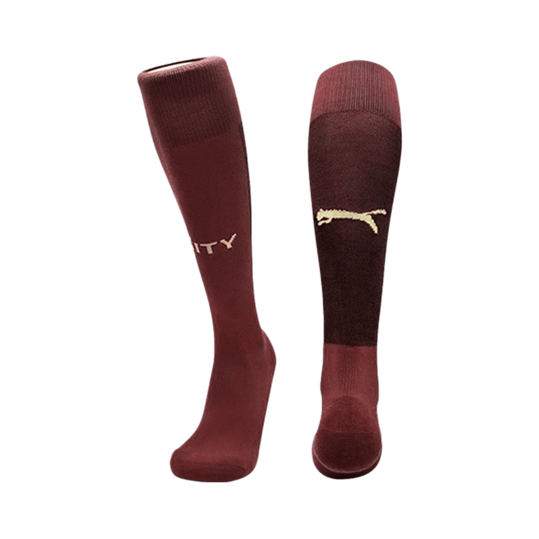 Manchester City Third Away Soccer Socks 2024/25 Kid