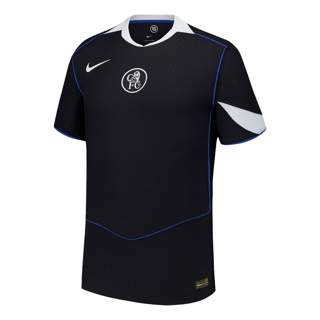 Authentic Chelsea Third Away Soccer Jersey 25/26 Black
