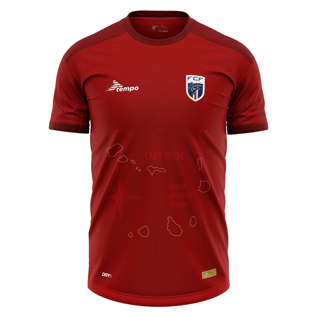 Cape Verde Third Soccer Jersey 2025 Red