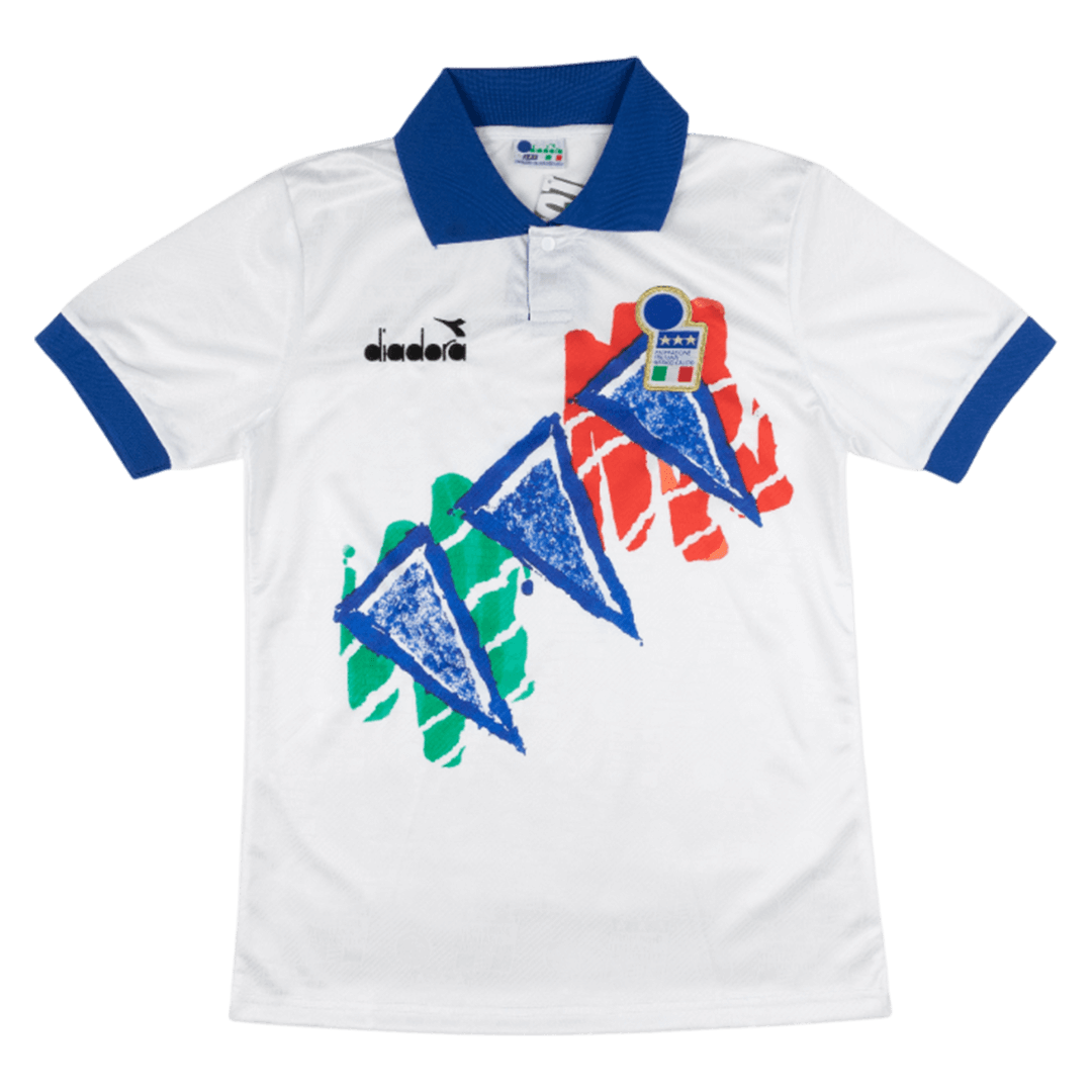 Retro 1994 Italy Pre-Match Soccer Jersey White