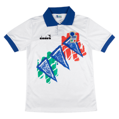 Retro 1994 Italy Pre-Match Soccer Jersey White
