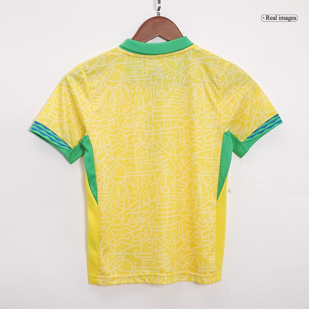 Maillot domicile Brésil Copa America 2024 pour enfant (maillot + short)