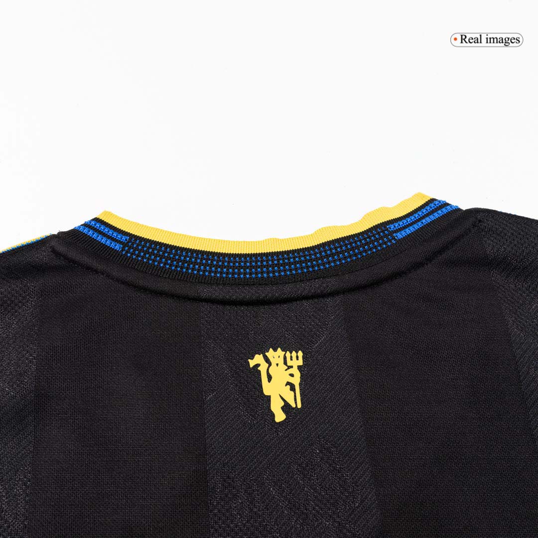 MOUNT #7 Manchester United Third Away Soccer Jersey 2025/26 Black
