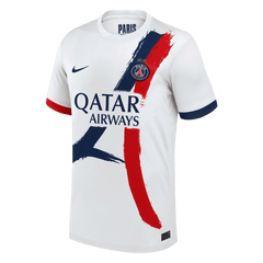 2024/26 PSG Away Soccer Jersey Champions of Europe 2026 Print White