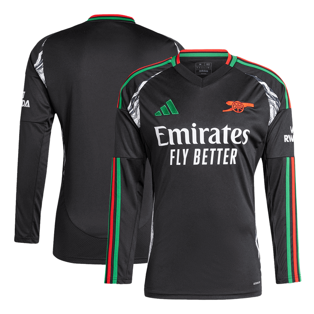 Arsenal Long Sleeve Away Soccer Jersey 2024/25