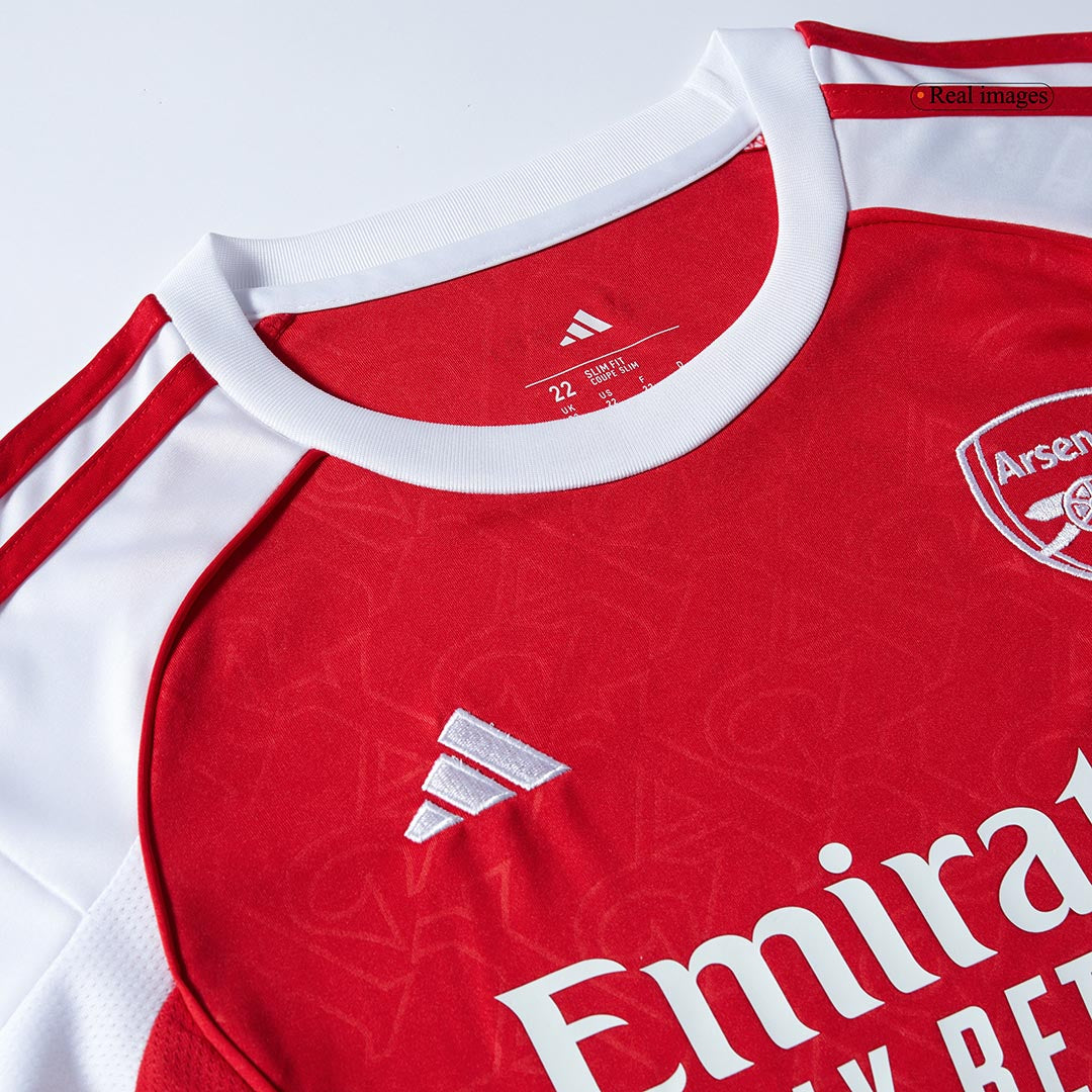 Arsenal Home Soccer Jersey Kit 2025/26 Kids(Jersey+Shorts)