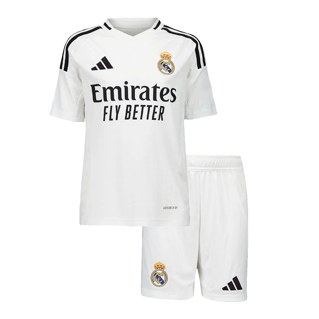 Real Madrid Home Jersey Kit Kids(Jersey+Shorts)