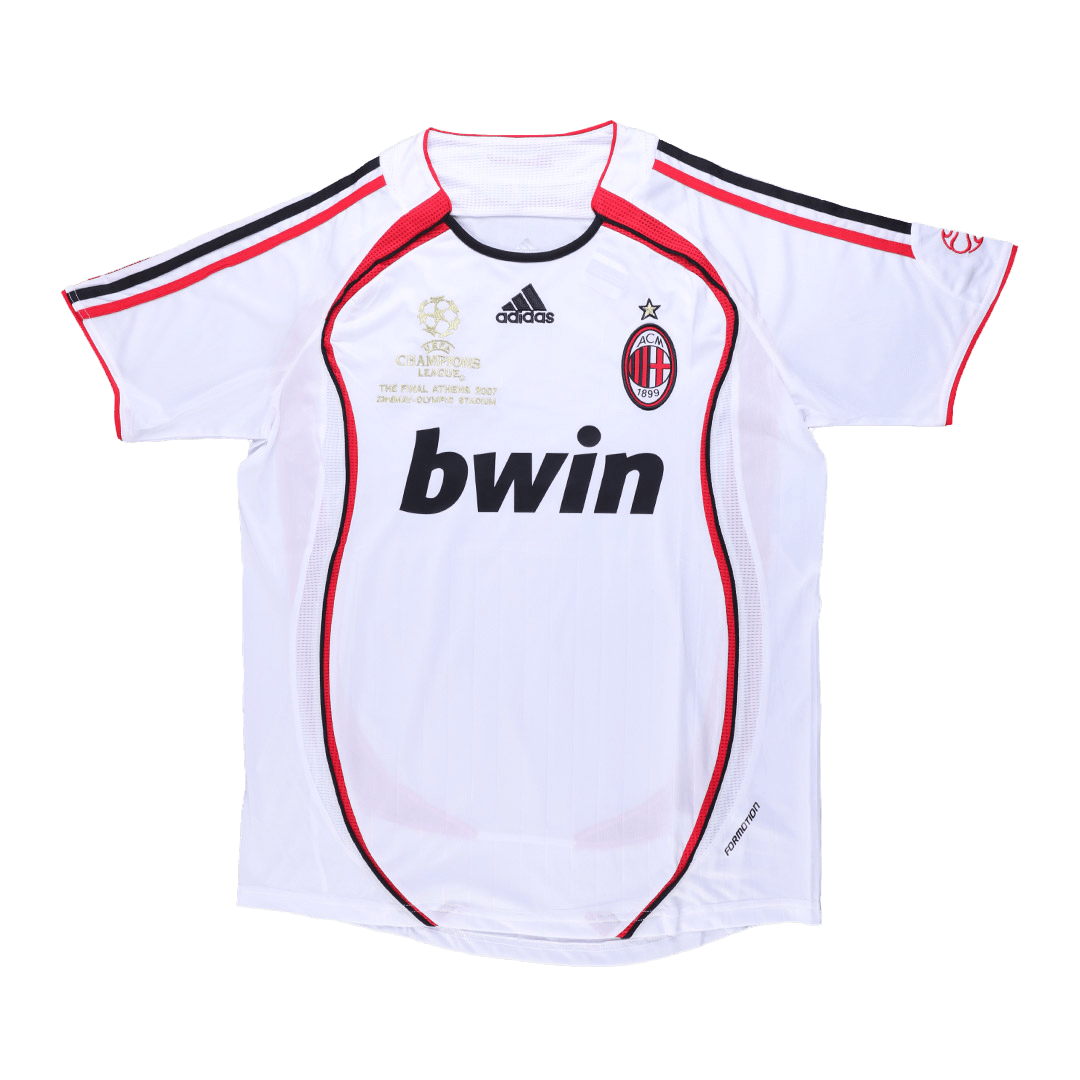 Maillot de football extérieur rétro AC Milan Ronaldo #99 2006/07