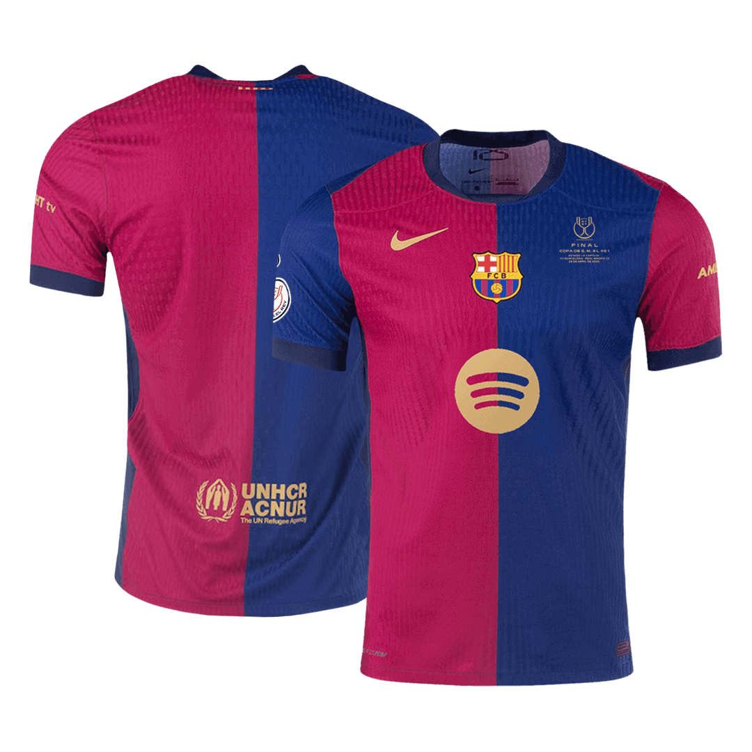 Barcelona Home Soccer Jersey Authentic 2024/25 - Copa del Rey Final