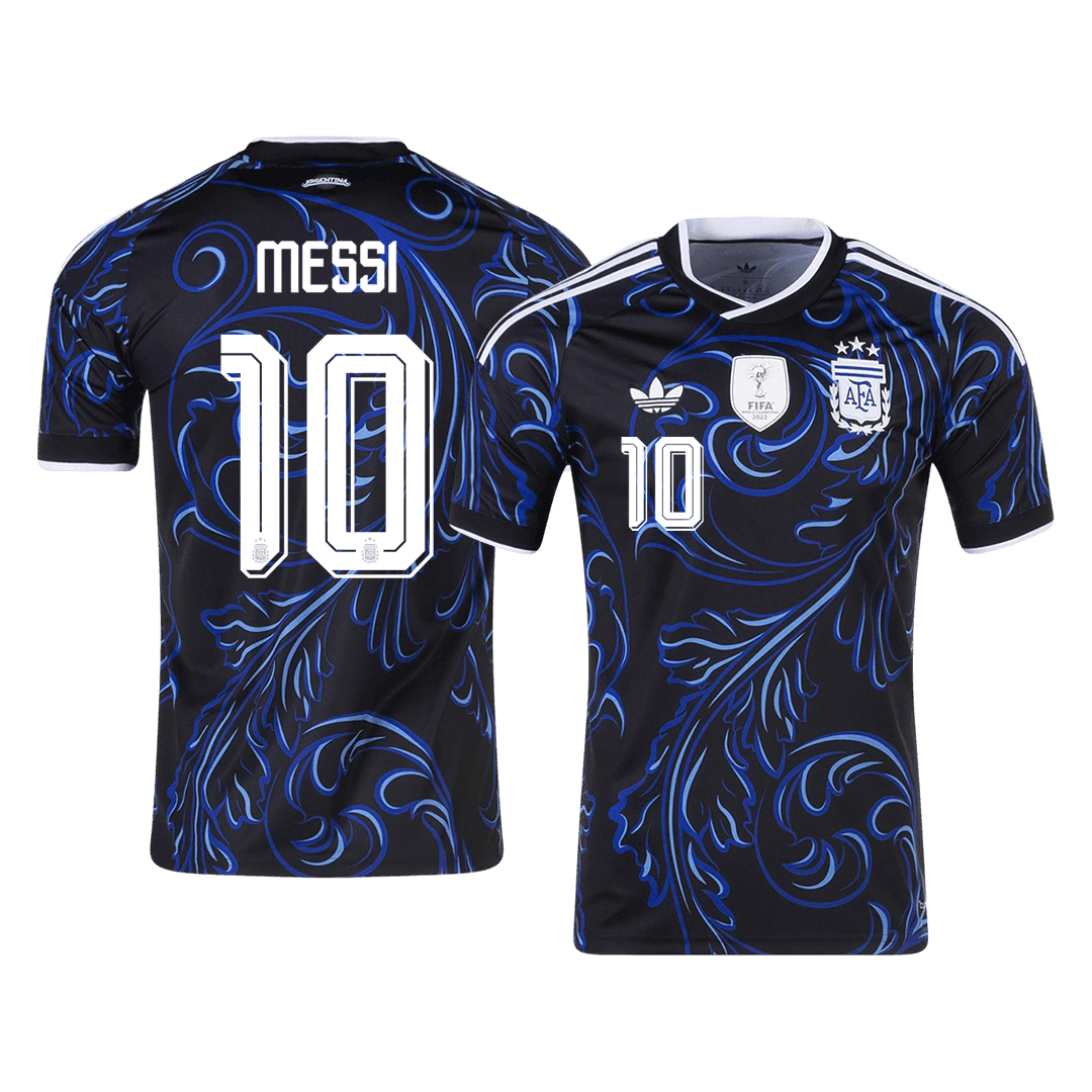 MESSI #10 Argentina Away Soccer Jersey World Cup 2026 Black