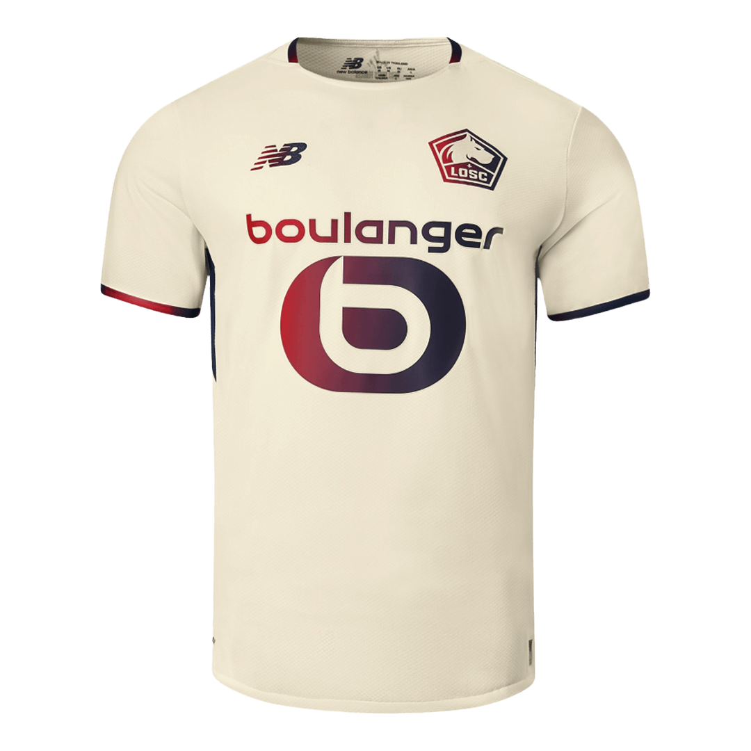 Lille OSC Away Soccer Jersey 25/26 Beige