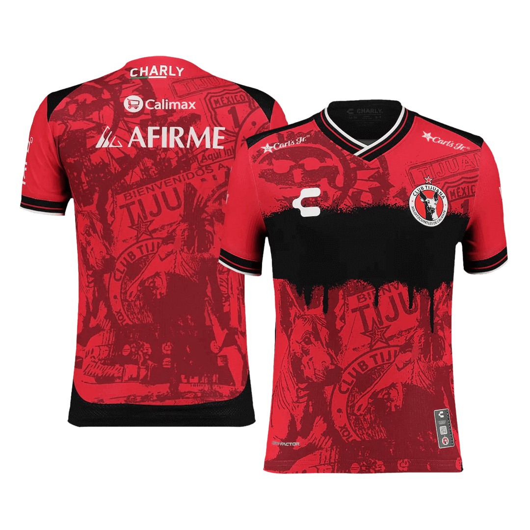 Club Tijuana Home Soccer Jersey 25/26 Red