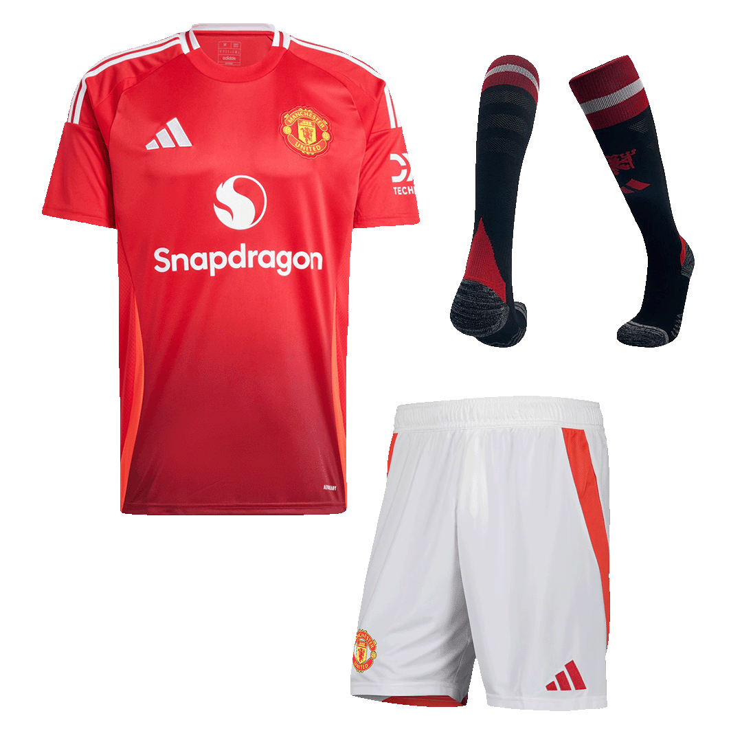 Manchester United Heimtrikot-Set 2024/25 (Trikot + Shorts + Socken)
