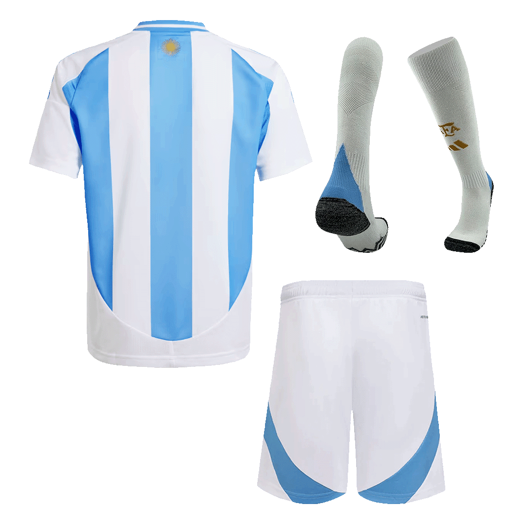 Maillot domicile Argentine 2024 pour enfant (maillot, short, chaussettes)