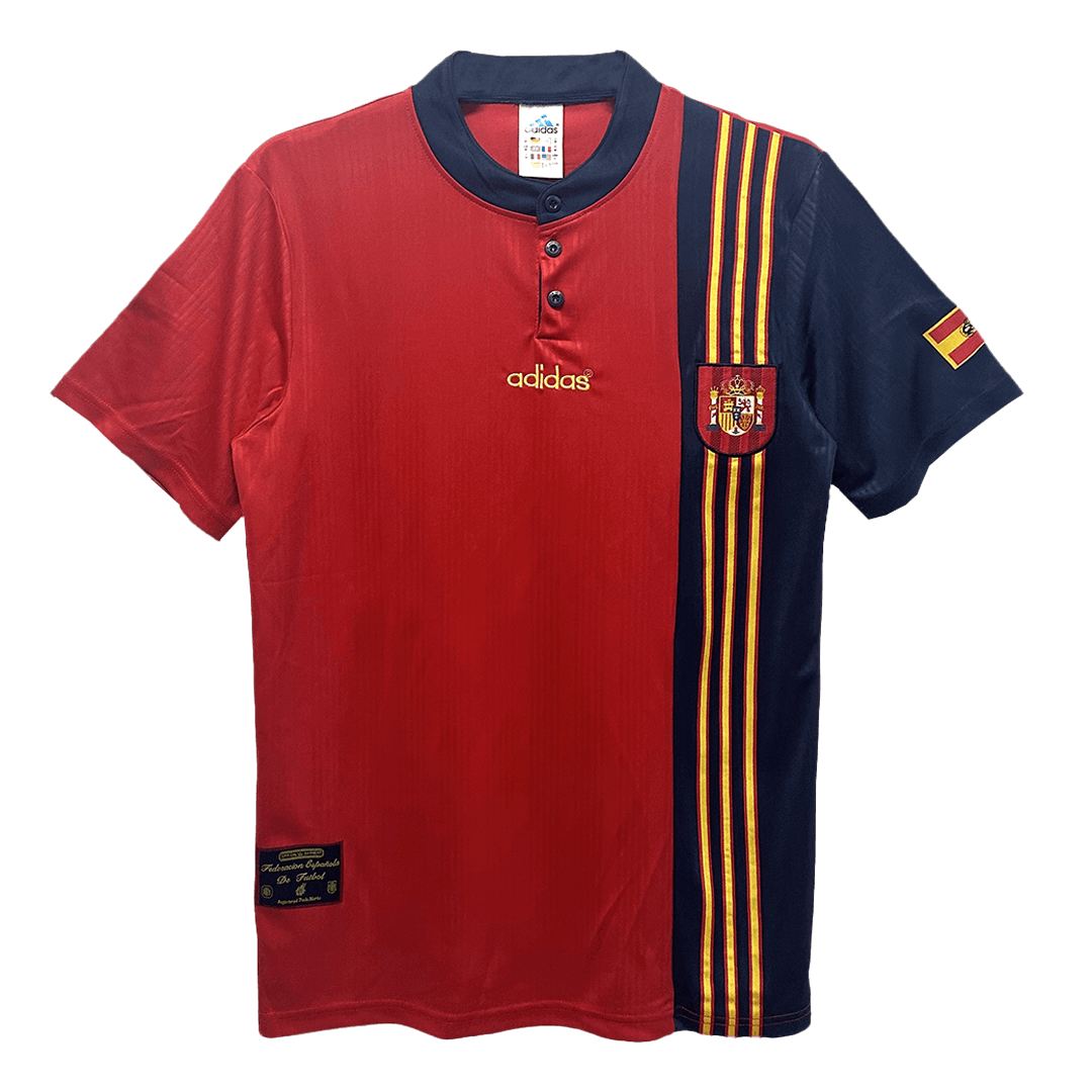 Spain Home Jersey Retro 1996