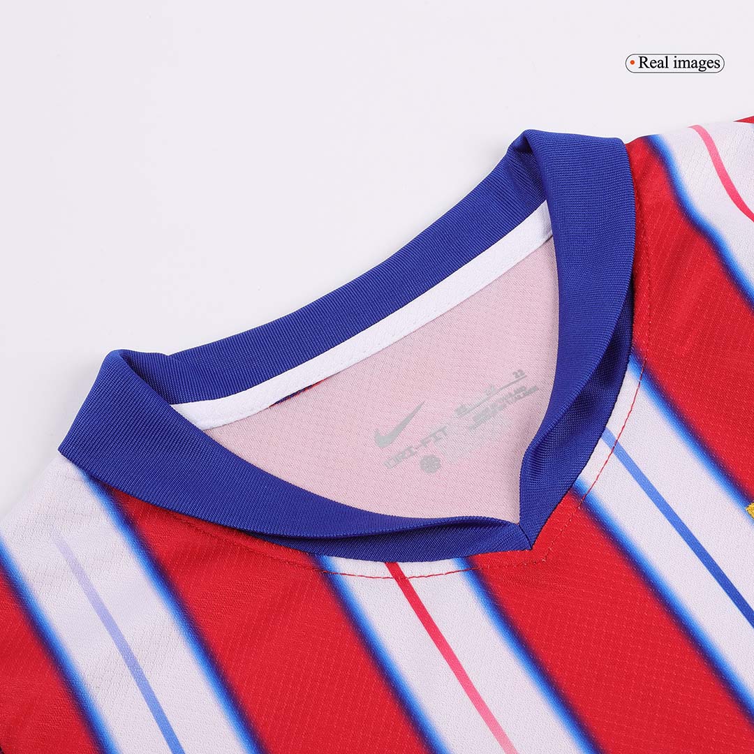Atletico Madrid Home Soccer Jersey Kit 2024/25 Kids(Jersey+Shorts)
