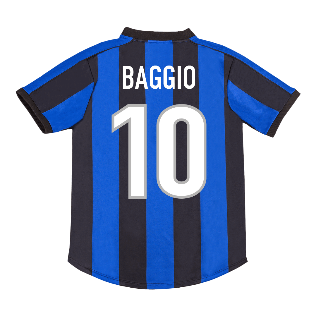 Inter Milan BAGGIO #10 Maillot de foot domicile rétro 1999/00