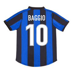 Inter Milan BAGGIO #10 Maillot de foot domicile rétro 1999/00