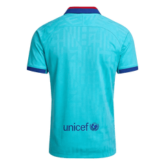 Retro Fan Version 2019/20 Barcelona Third Soccer Jersey Teal