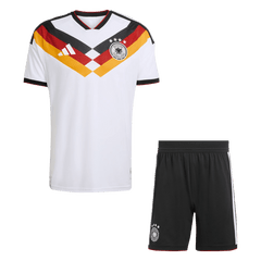Germany Home Soccer Jersey Kit(Jersey+Shorts) World Cup 2026 White
