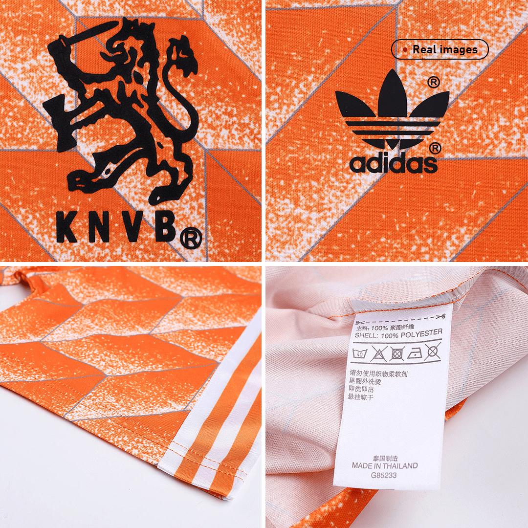 Netherlands Home Soccer Jersey Retro 1988