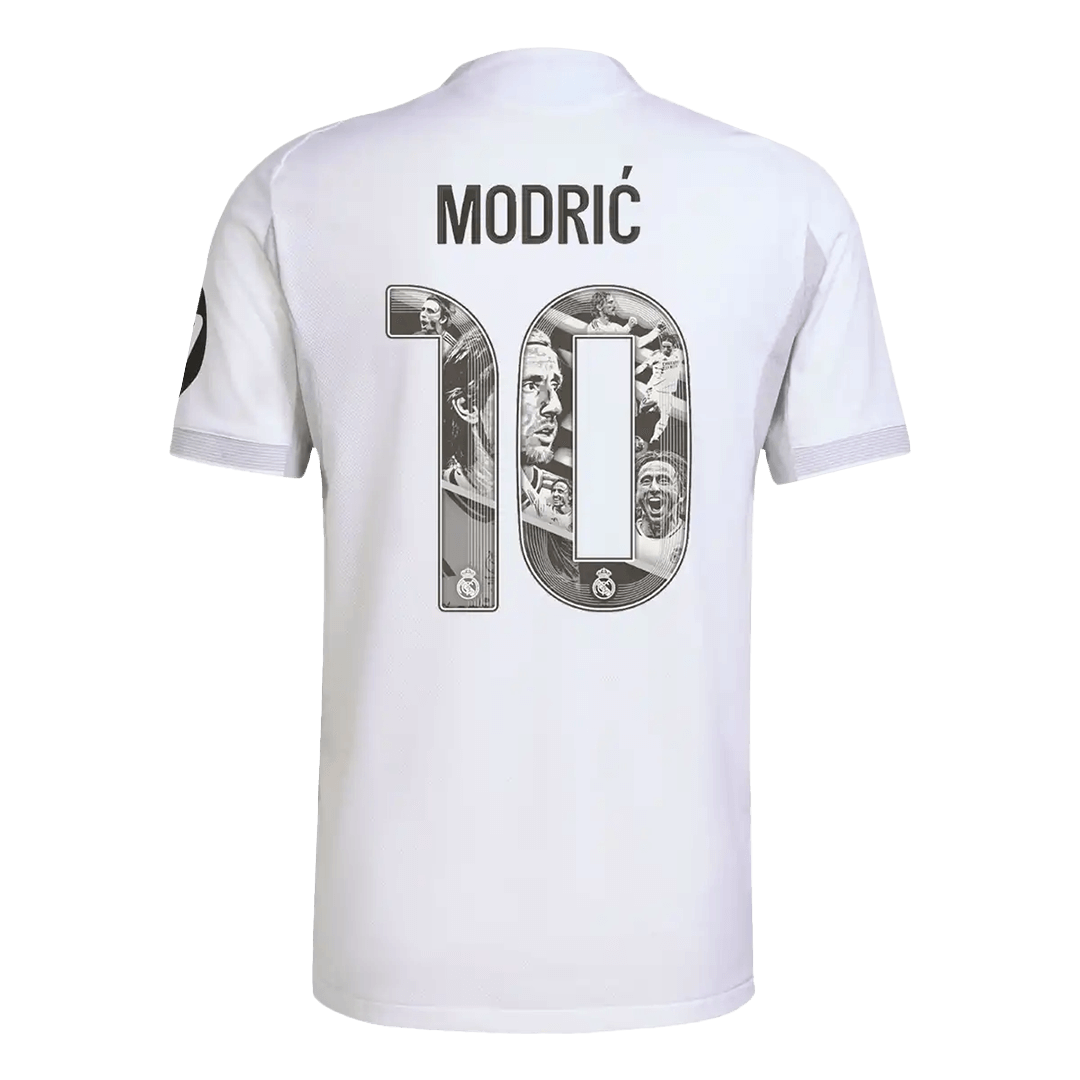 MODRIĆ Special #10 Authentic Real Madrid Home Soccer Jersey 2025/26 White
