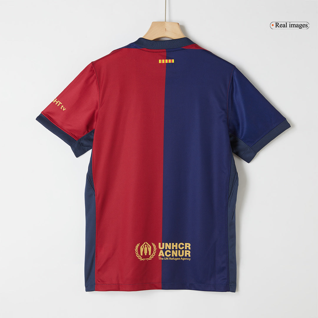Maillot domicile du FC Barcelone 2024/25 - Logo Spotify sans texte