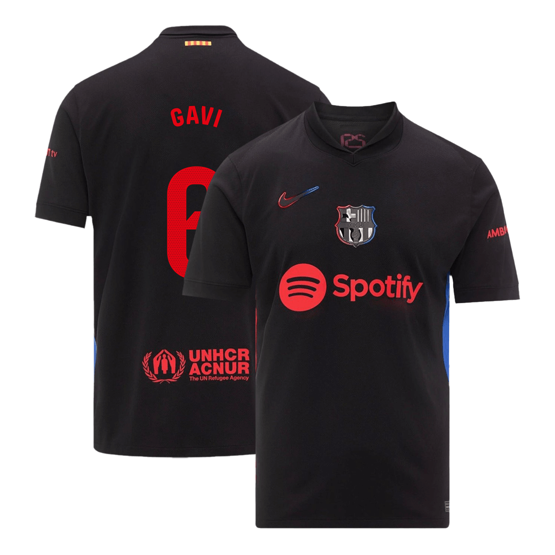 Barcelona GAVI #6 Away Soccer Jersey 2024/25