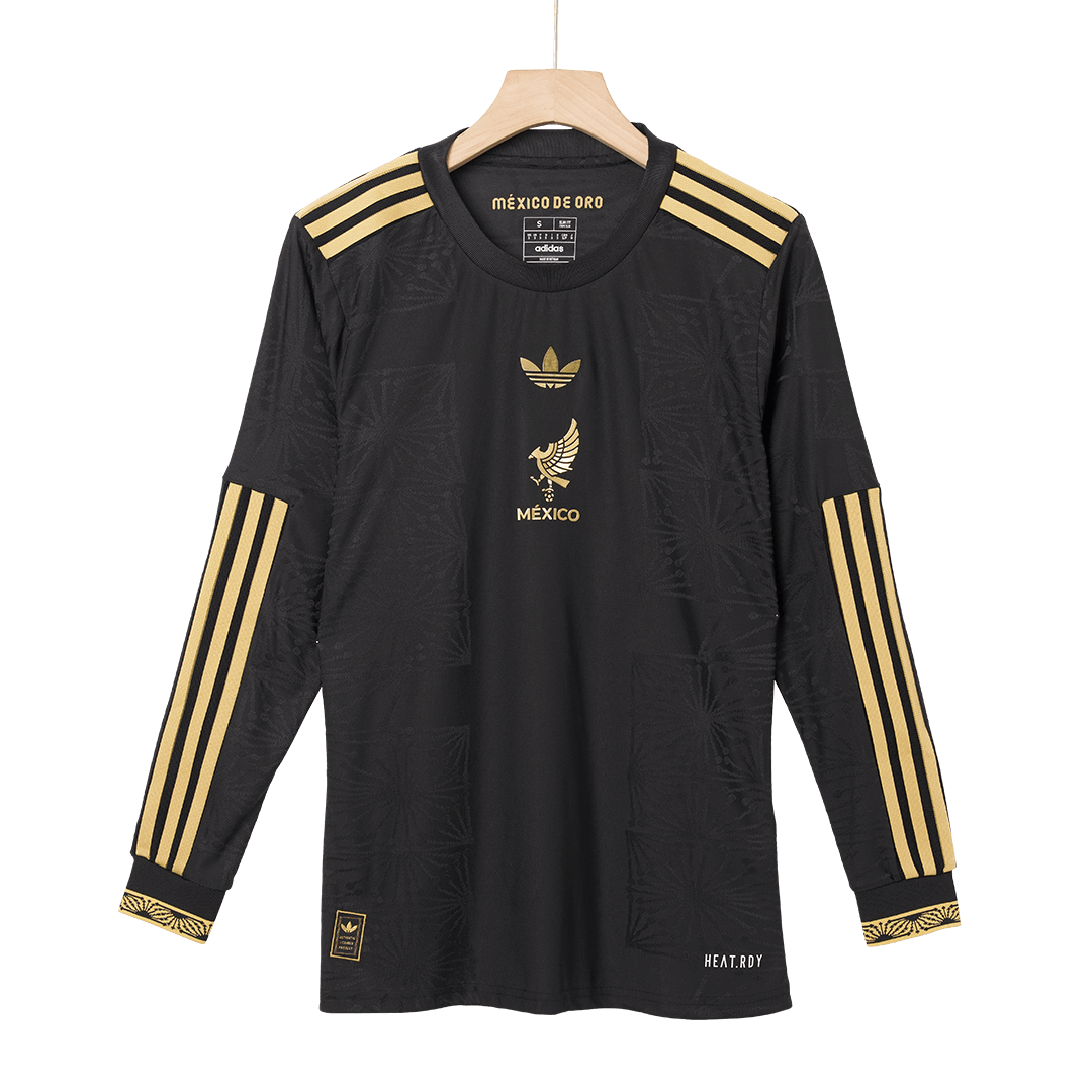 Maillot de football extérieur à manches longues, troisième choix, authentique, Mexique 2025 - Gold Cup