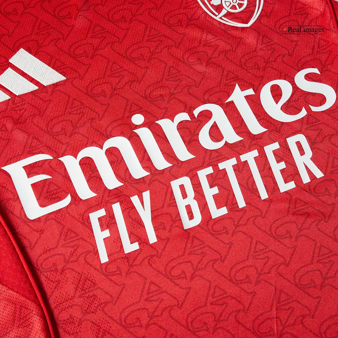 SAKA #7 Authentic Arsenal Home Soccer Jersey 2025/26 Red