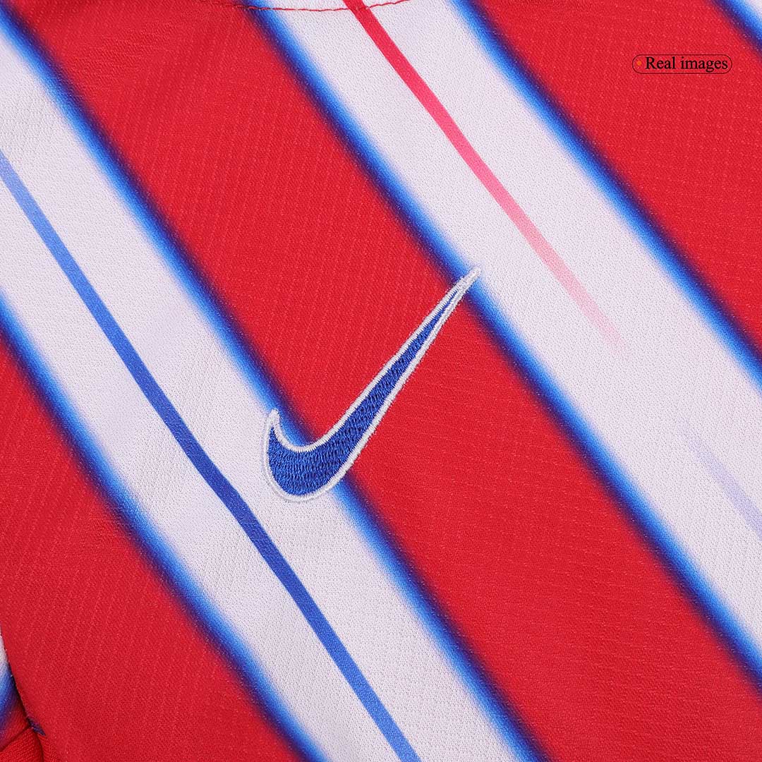 Atletico Madrid Home Soccer Jersey Kit 2024/25 Kids(Jersey+Shorts)