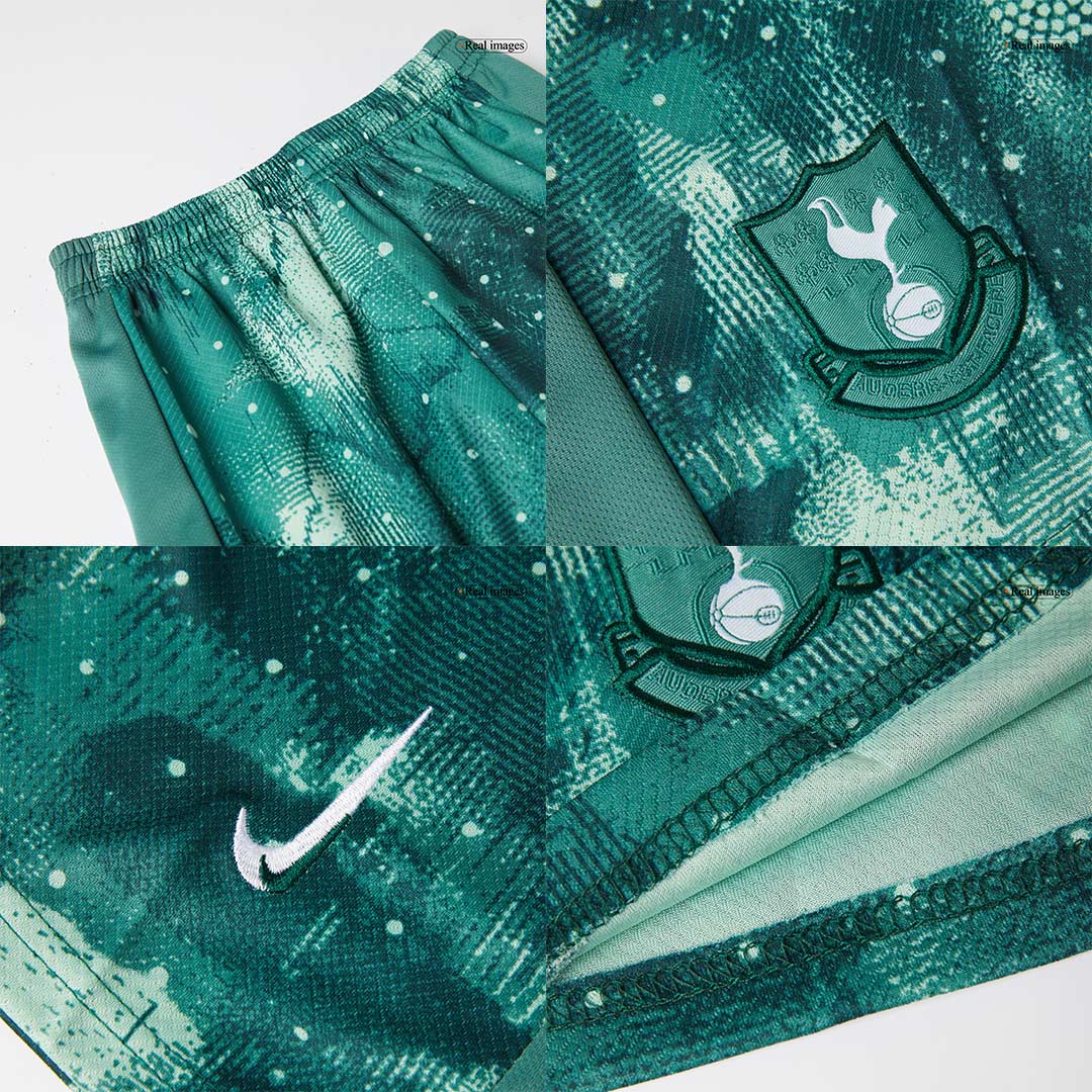 Tottenham Hotspur Auswärts-Fußballtrikot 2024/25, Kinder (Trikot + Shorts)