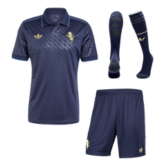 Juventus Auswärts-Fußballtrikot 2024/25 (Trikot + Shorts + Socken)